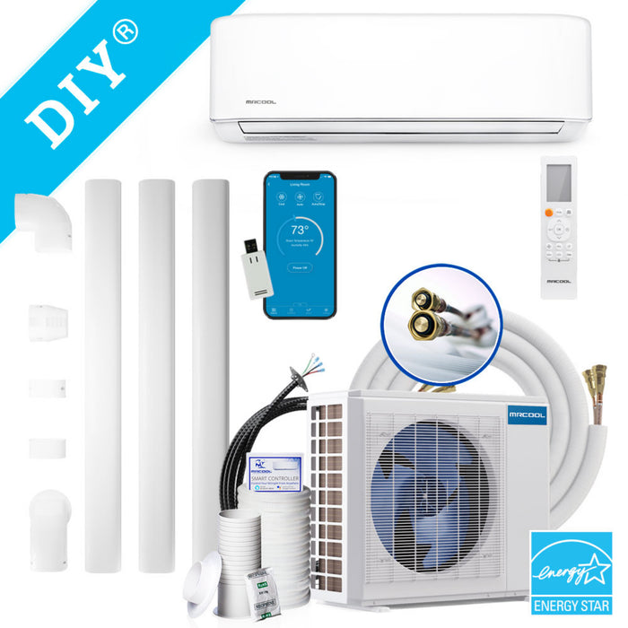 MRCOOL DIY 4th Generation E Star 24k BTU Ductless Mini-Split Heat Pump Complete System 208-230V