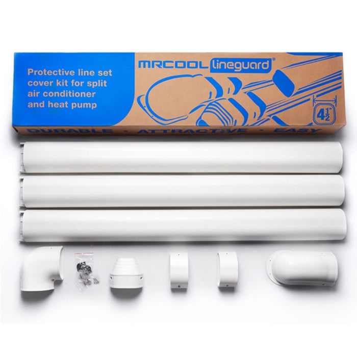 MRCOOL LineGuard 4.5" Complete Line Set Cover Kit - 12 ft